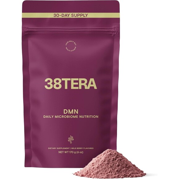 38TERA DMN Daily Microbiome Nutrition 6 oz Prebiotic Plant Fiber Powder Berry - Picture 1 of 7